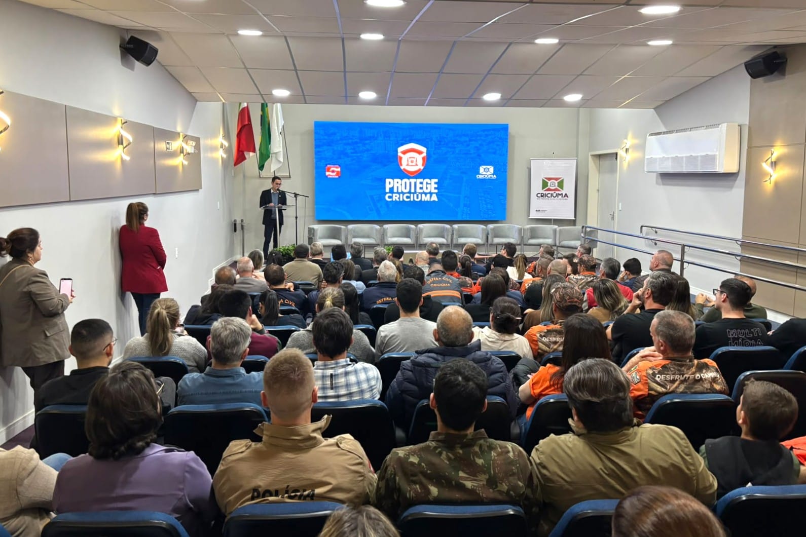 Prefeitura de Criciúma reúne instituições para fortalecer preparação diante de eventos climáticos